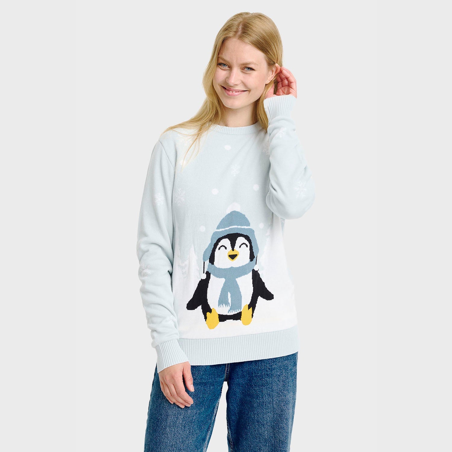 The Lovely Penguin Christmas Sweater β Women